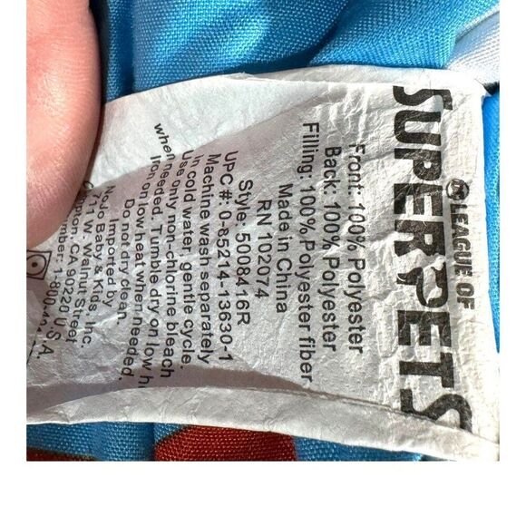 DC League Of SuperPets Kids Bedding Set Toddler Crib Quilt Pillowcase Flat Sheet - Picture 2 of 16